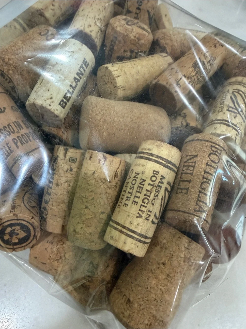Natural Cork Wine Bottle Stoppers - Bulk Pack 100 count